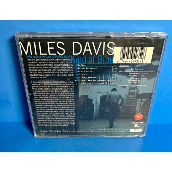 Miles Davis – Kind of Blue CD (Columbia/Legacy CK 64935) Classic Jazz Album - Picture 2 of 7